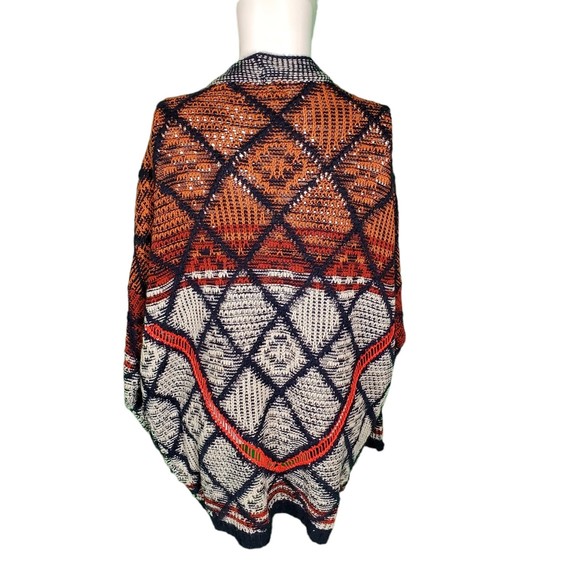 Urban Outfitters Staring At Stars Jacquard Open Front Cardigan Sweater M - Picture 4 of 6